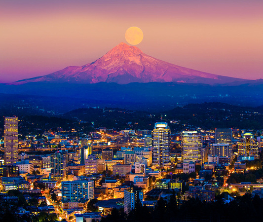 Portland Moonrise